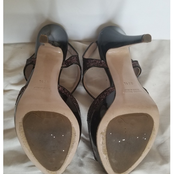 Miu Miu glitter embellished metallic sandals - Picture 5 of 6